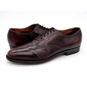 Cordwainer Wright Brown Leather Oxfords - US Men's 10.5 AA